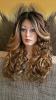 Perücke Spitzenperücke Lace wig front silk top ombre farb mix blond braun schwar