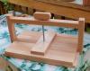 Große Blumenpresse aus Holz