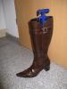 Lederstiefel in Dunkelblau