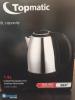 Topmatic Edelstahl Wasserkocher EWK-2200 1, 8 L unter 5 EUR