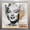Luger,  Gery Legenden Monroe Pop Art 80x80cm Kunstdruck im Rahmen