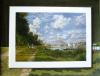 biete 5 Bilder hinter Glas,  2 Bilder von Claude Monet Peproduktion,  