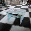 Shabby Chic & Brocante Möbel   Dekorationen   Kreidefarbe Hocker Tritt Schemel