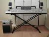 Yamaha Tyros 5 76 Key Arranger Workstation Keyboard w stand speakers