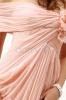 A Linie schulterfreies bodenlanges drapiertes Ballkleid - Dameo.de