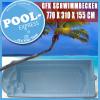 GFK Schwimmbecken 7.7 x 3.2 x 1, 55 GFK Pool vollisoliert fertigpool einbaubecken