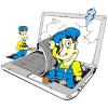 Wir reparieren alle Art von Handys,  Laptops,  PCs,  Navis usw.