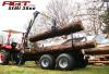 !*NEU*! AGT Rückewagen /  Forstanhänger mit Forstkran,  Holzgreifer und Rotator! B