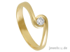 Brillante Geschenke: Diamantschmuck,  Solitaire Diamantring,  Diamant,  Gold günsti