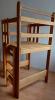 Kinder/ Jugendbett mit Turm aus Erle-Vollholz