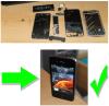 iPhone 4 /  4S Display LCD Glas Reparatur Vorne