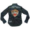ED HARDY Jeanshemd TIGER STRASS stark reduziert