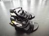Schwarze,  hochhackige Riemchen Damen Schuhe zu verkaufen