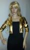 Goldene Hammer Designer Glanz Kurzjacke Größe 36 - 38 inkl. MwSt. inkl. Versandk