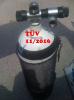 Tauchflasche 10l Stahlflasche 200bar TÜV 11/ 2016