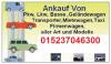 Stuttgart, Suche Pkw Busse Transporter Nutzfahrzeuge bis 7.5t .