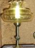 alte lampe bernsteinfarben