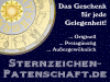 Sternzeichen-Patenschaften - Die ganz besondere Geschenkidee zu günstigen Preise