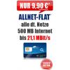 Allnet + 500 MB 9, 90 Aktion
