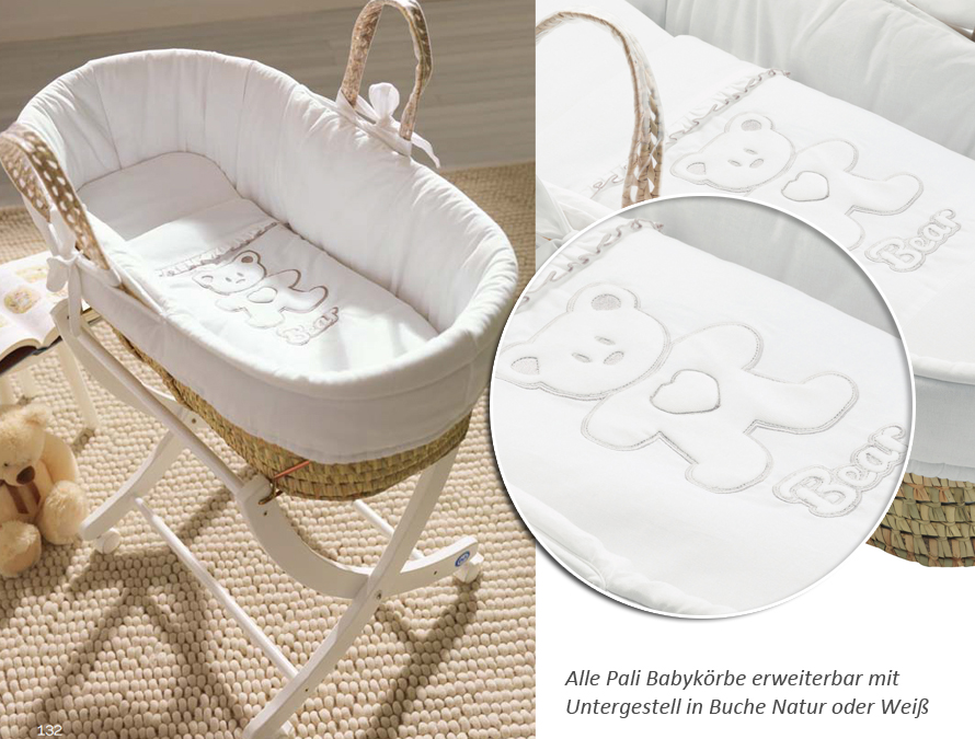 Babykorb Mit Gestell Babykorbe Barenherz In Verschiedenen Farben