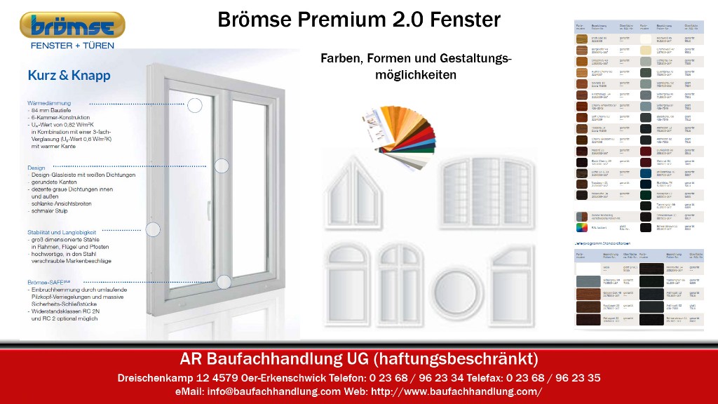 Bromse Fenster Premium 20 minimalistisches Interieur